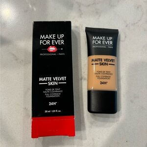 NIB Makeup Forever Y375 Matte Velvet Skin Foundation